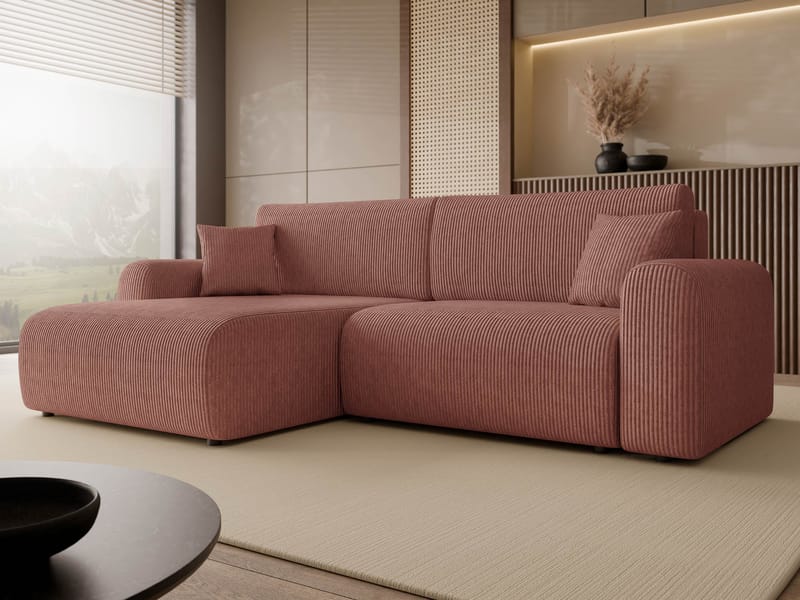 Brenor Bäddsoffa med Divan 3-sits - Brun - Möbler - Vardagsrum - Bäddsoffor