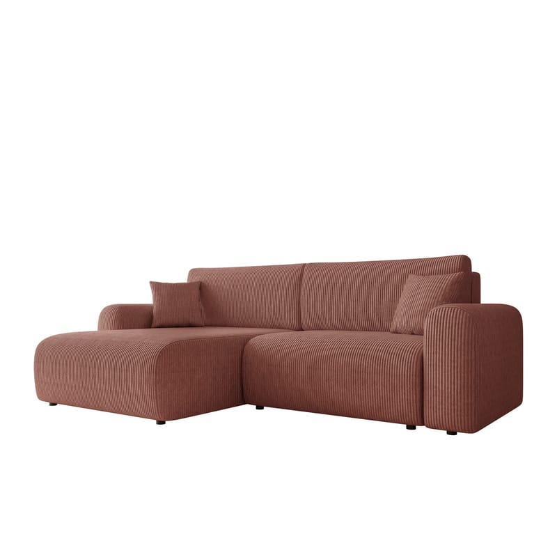 Brenor Bäddsoffa med Divan 3-sits - Röd - Möbler - Vardagsrum - Bäddsoffor