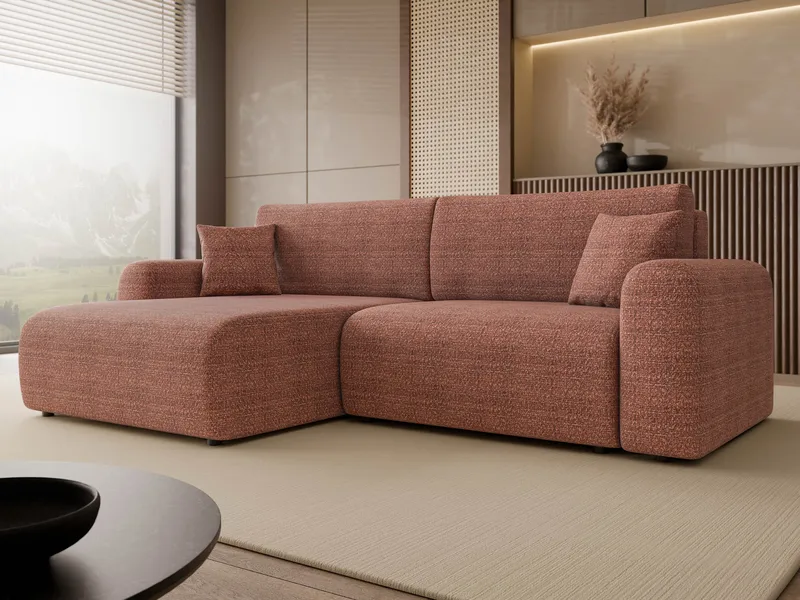 Brenor Bäddsoffa med Divan 3-sits - Röd - Möbler - Vardagsrum - Bäddsoffor