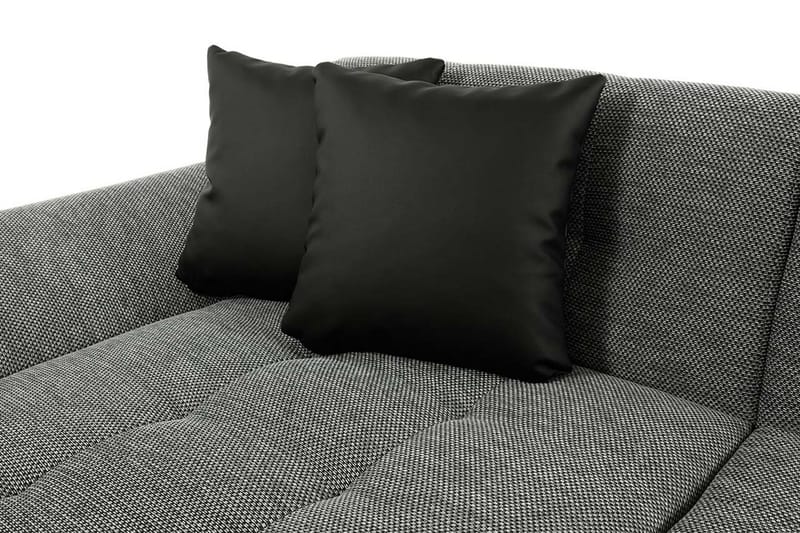 BRET 3-sits Bäddsoffa - Röd/Grå/Vit - Möbler - Vardagsrum - Bäddsoffor - U bäddsoffa
