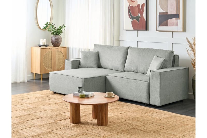 Brian Hörnbäddsoffa 3-sits - Grå - Möbler - Vardagsrum - Bäddsoffor - Hörnbäddsoffa