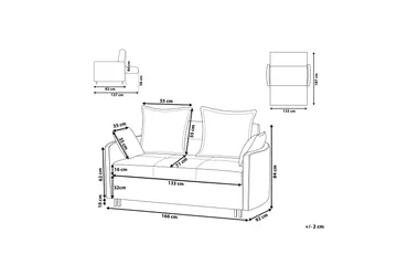 Brinkburn Bäddsoffa - Beige - Möbler - Vardagsrum - Bäddsoffor