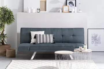 Bristol Bäddsoffa 180 cm - Silver - Möbler - Vardagsrum - Bäddsoffor