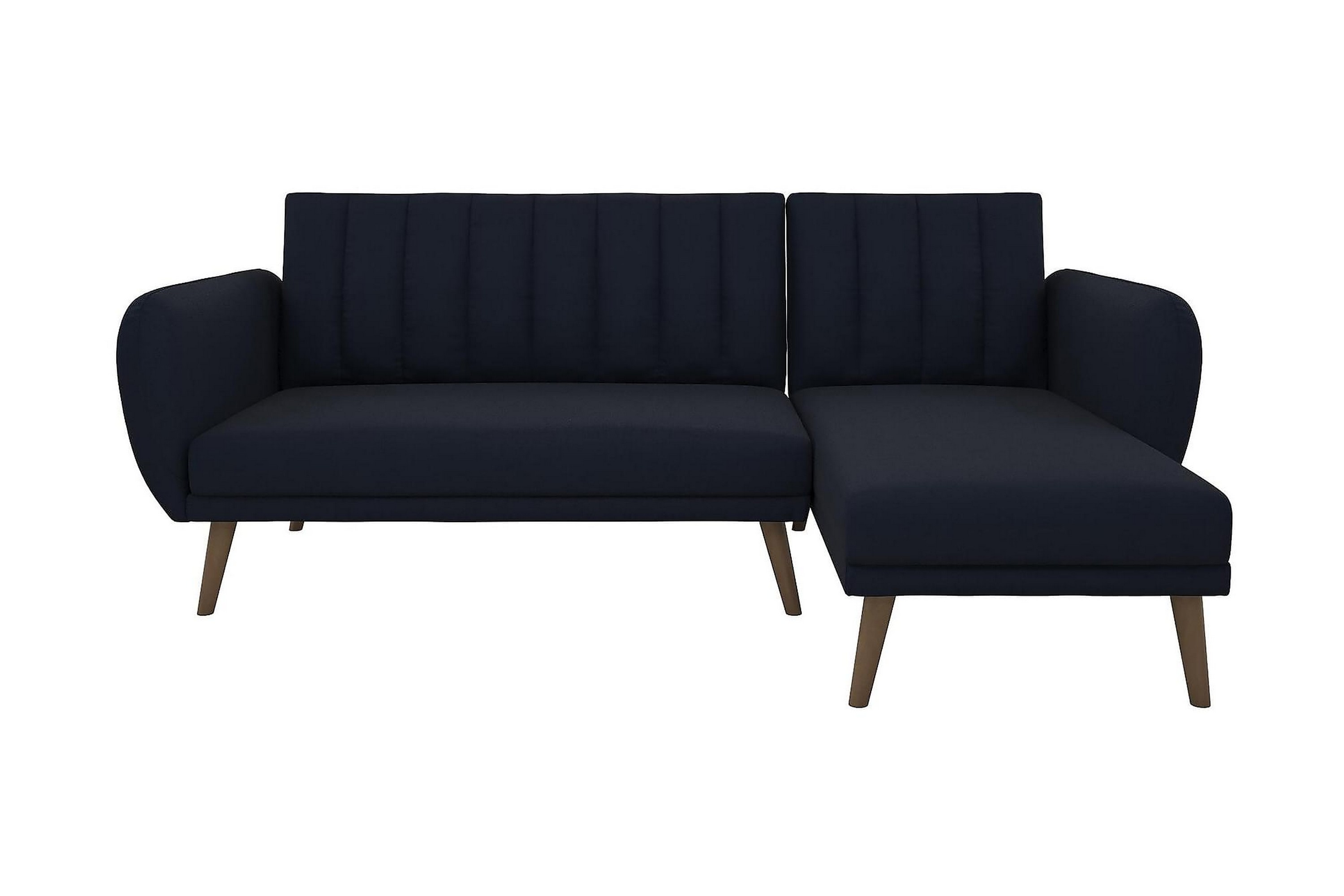 brittany divanbäddsoffa marinblå - novogratz