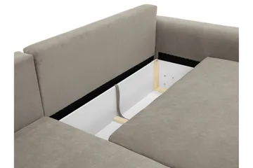 Burketown Bäddsoffa med Divan 3-sits i Sammet - Blå - Möbler - Vardagsrum - Bäddsoffor