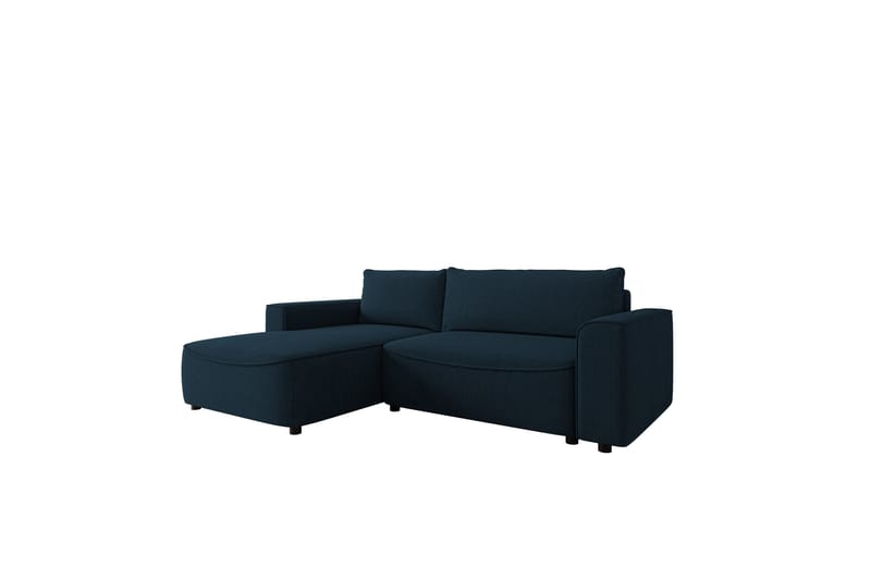 Burketown Bäddsoffa med Divan 3-sits i Sammet - Blå - Möbler - Vardagsrum - Bäddsoffor