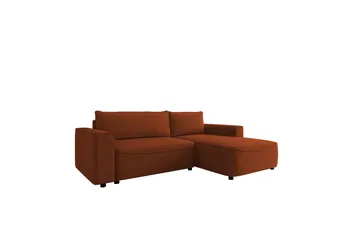 Burketown Bäddsoffa med Divan 3-sits i Sammet