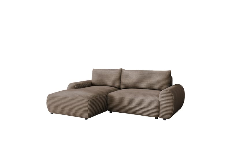 Burman Bäddsoffa med Divan 3-sits i Manchester - Brun - Möbler - Vardagsrum - Bäddsoffor