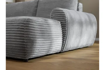 Burman Bäddsoffa med Divan 3-sits i Manchester - Grå - Möbler - Vardagsrum - Bäddsoffor
