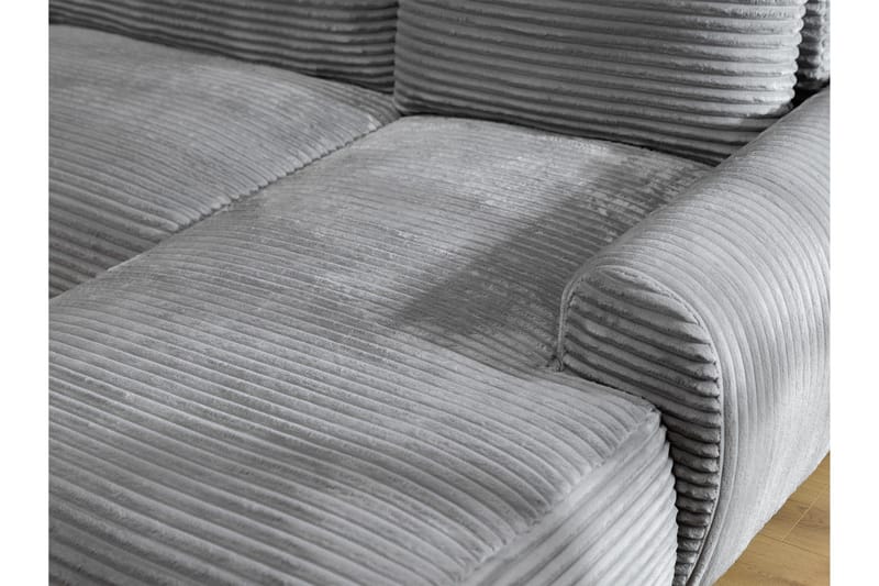 Burman Bäddsoffa med Divan 3-sits i Manchester - Grå - Möbler - Vardagsrum - Bäddsoffor