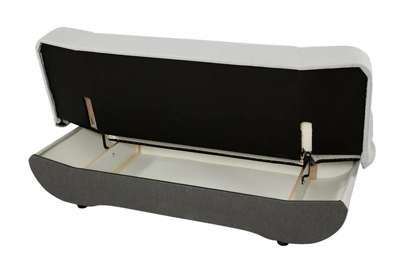 Burralla Bäddsoffa 2-sits 190x90 cm - Grå - Möbler - Vardagsrum - B äddsoffor