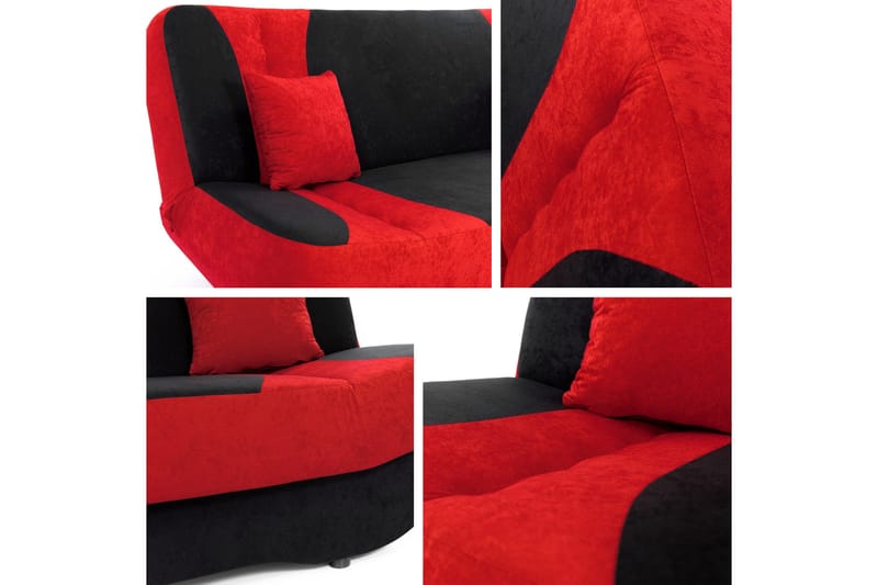 Burralla Bäddsoffa 3-sits - Grå - Möbler - Vardagsrum - Bäddsoffor