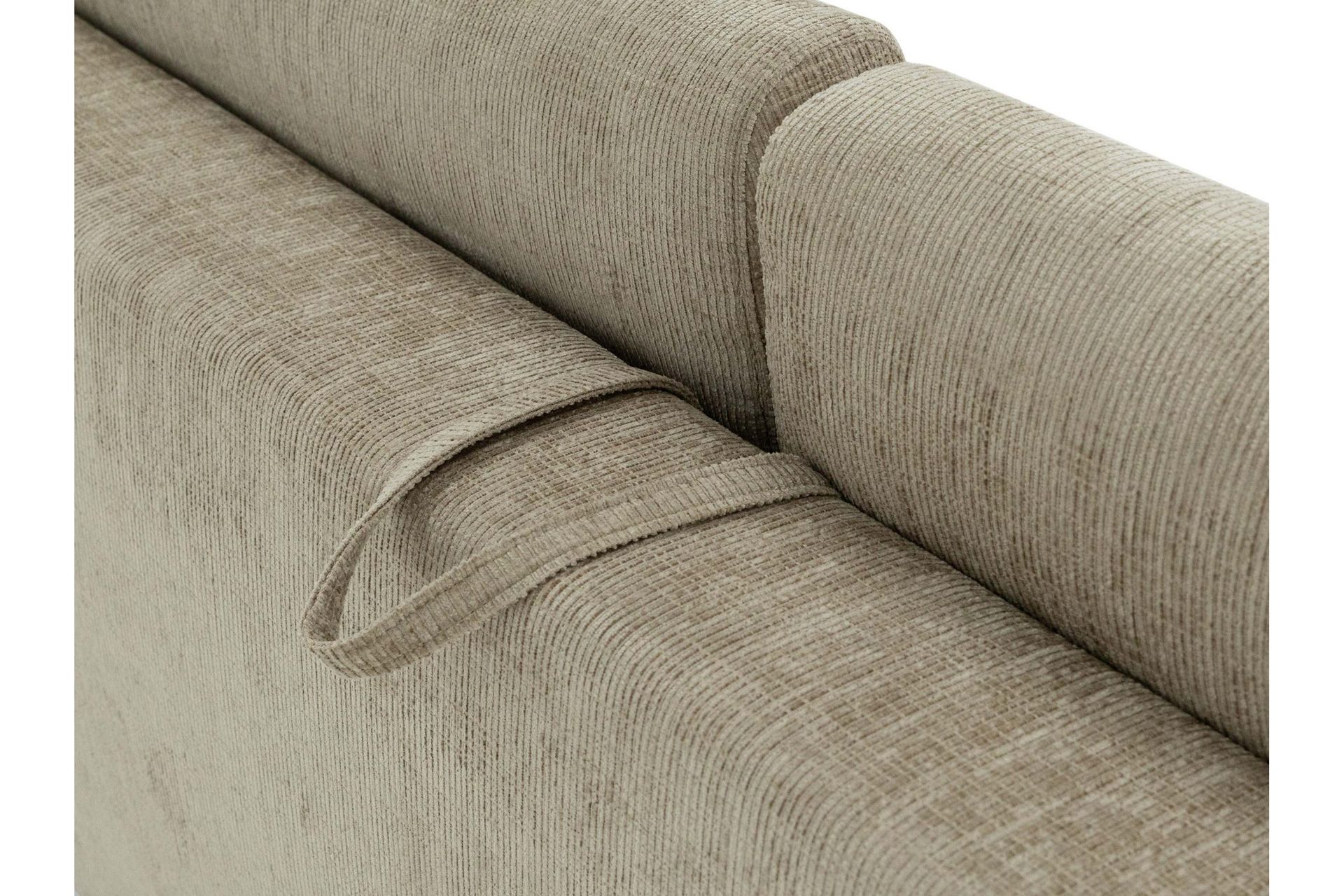 Busness Bäddsoffa med Divan 3-sits i Plysch - Beige - Möbler - Vardagsrum - Bäddsoffor