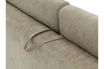 Busness Bäddsoffa med Divan 3-sits i Plysch - Beige - Möbler - Vardagsrum - Bäddsoffor