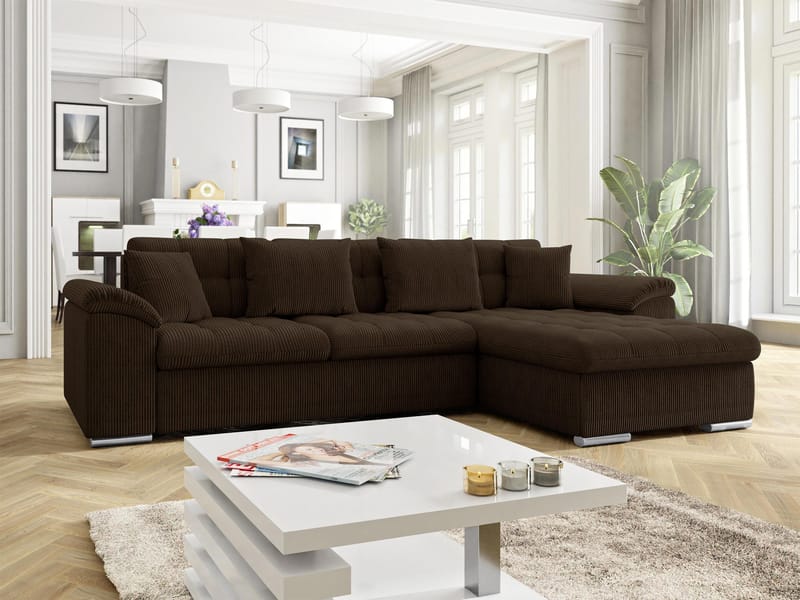 Camior 3-sits Bäddsoffa med divan och förvaring - Möbler - Vardagsrum - Bäddsoffor - Hörnbäddsoffa