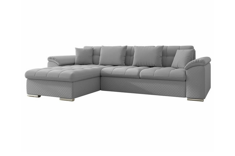 Camior 3-sits Hörnbäddsoffa 280 cm Grå - Möbler - Vardagsrum - Bäddsoffor - Hörnbäddsoffa