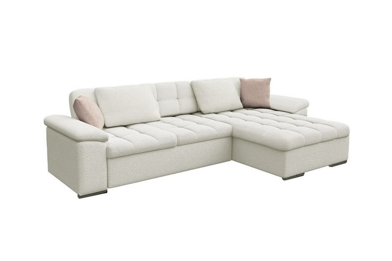 Camior 3-sits Hörnbäddsoffa Beige/Ljusbeige - Möbler - Vardagsrum - Bäddsoffor - Hörnbäddsoffa