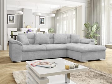 Camior 4-sits Bäddsoffa med divan Högervänd - grå - Möbler - Vardagsrum - Bäddsoffor - Hörnbäddsoffa