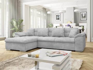Camior 4-sits Bäddsoffa med divan Vänstervänd - grå - Möbler - Vardagsrum - Bäddsoffor - Hörnbäddsoffa