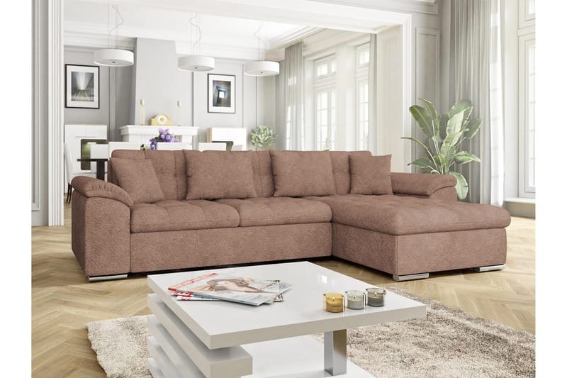 Camior Bäddsoffa m. Divan 3-sits - Vit - Möbler - Vardagsrum - Bäddsoffor
