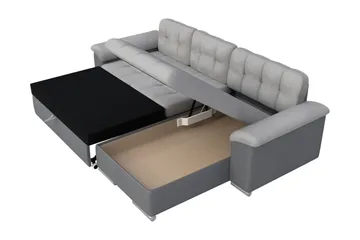 Camior Bäddsoffa med Divan 3-sits - Beige - Möbler - Vardagsrum - Bäddsoffor