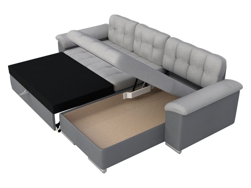 Camior Bäddsoffa med Divan 3-sits - Brun - Möbler - Vardagsrum - Bäddsoffor
