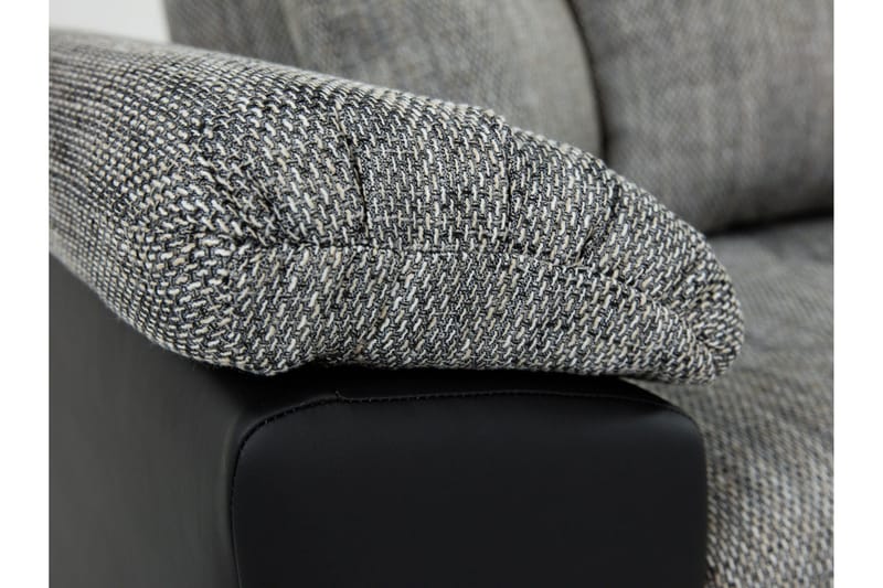 Camior Bäddsoffa med Divan 3-sits - Svart - Möbler - Vardagsrum - Bäddsoffor