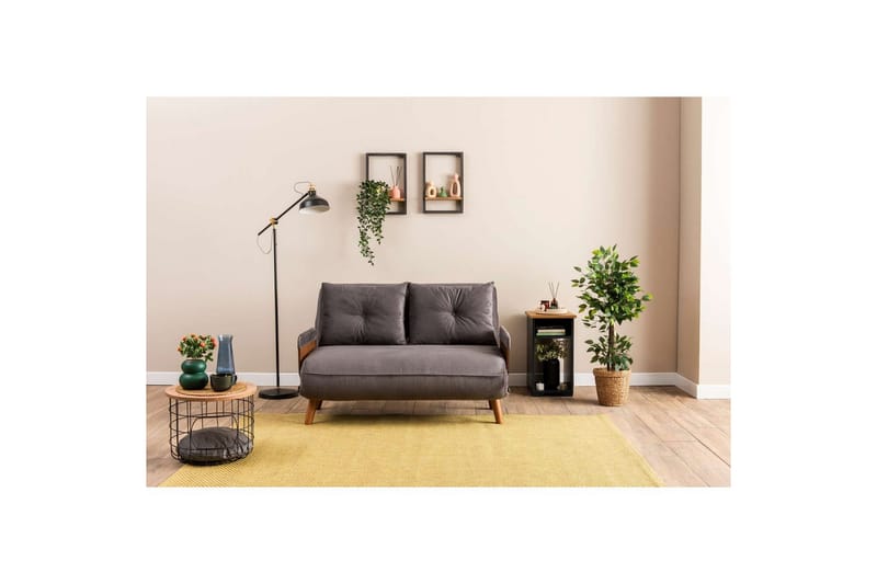 Canelo Bäddsoffa 2-sits - Grå - Möbler - Vardagsrum - Bäddsoffor