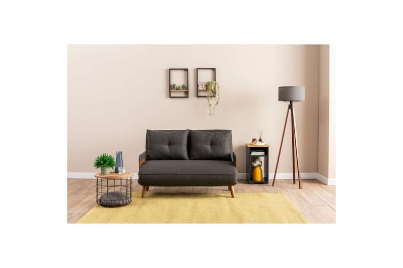 Canelo Bäddsoffa 2-sits - Mörkgrå - Möbler - Vardagsrum - Bäddsoffor