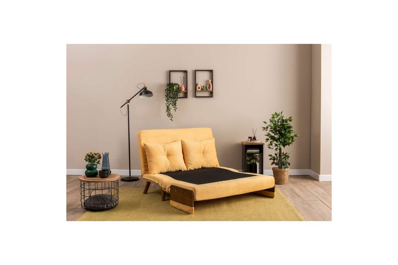 Canelo Bäddsoffa 2-sits - Senapsgul - Möbler - Vardagsrum - Bäddsoffor