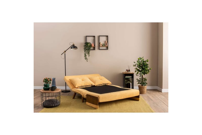 Canelo Bäddsoffa 2-sits - Senapsgul - Möbler - Vardagsrum - Bäddsoffor