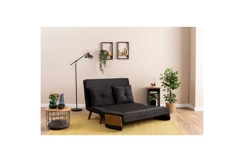 Canelo Bäddsoffa 2-sits - Svart - Möbler - Vardagsrum - Bäddsoffor