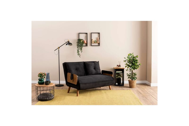 Canelo Bäddsoffa 2-sits - Svart - Möbler - Vardagsrum - Bäddsoffor