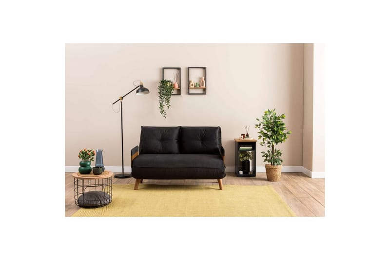 Canelo Bäddsoffa 2-sits - Svart - Möbler - Vardagsrum - Bäddsoffor