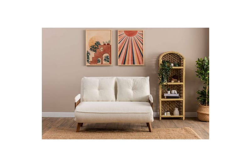 Canelo Bäddsoffa 2-sits - Vit - Möbler - Vardagsrum - Bäddsoffor