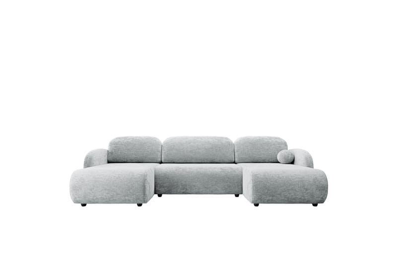 Carve Bäddsoffa Dubbeldivan 3-sits - Grå - Möbler - Vardagsrum - Bäddsoffor - U bäddsoffa