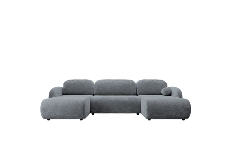 Carve Bäddsoffa Dubbeldivan 3-sits - Grå - Möbler - Vardagsrum - Bäddsoffor - U bäddsoffa