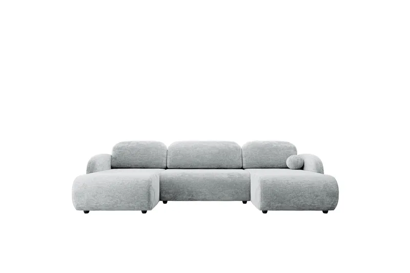 Carve Bäddsoffa Dubbeldivan 3-sits, Grå