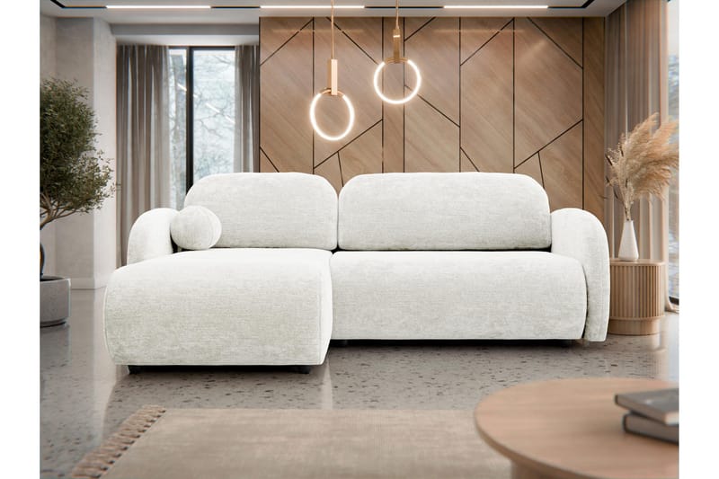 Carve Bäddsoffa m. Divan 2-sits - Vit - Möbler - Vardagsrum - Bäddsoffor