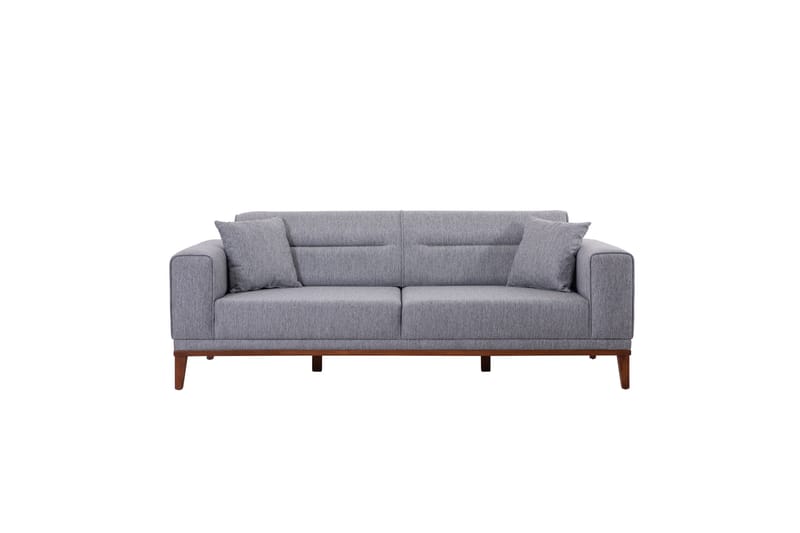 Casavilla Bäddsoffa 3-sits 223x94 cm Grå - Bäddsoffor - 3-sits bäddsoffa