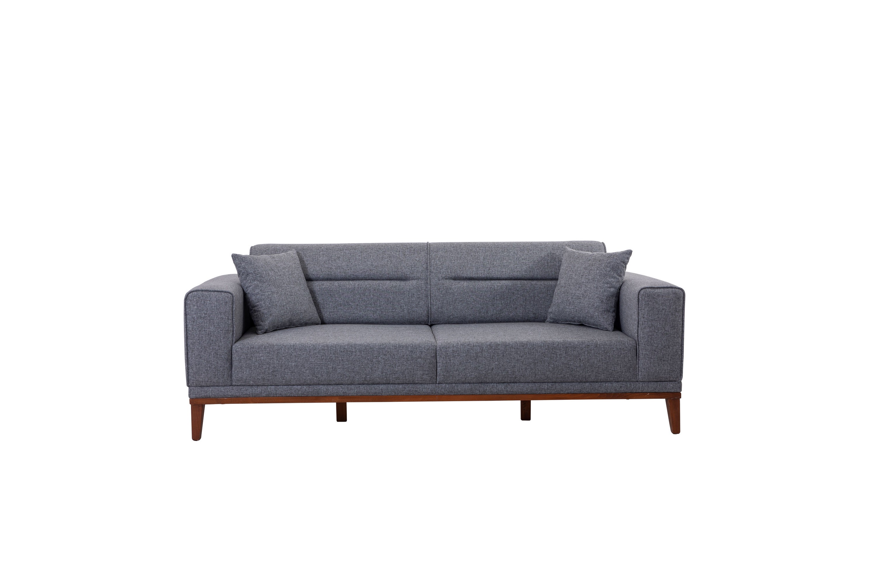 casavilla bäddsoffa 3-sits 223x94 cm mörkgrå -