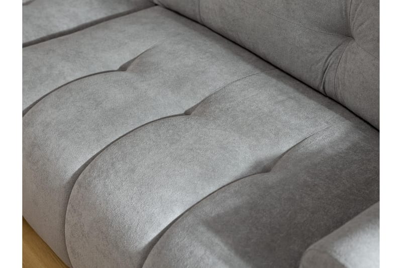 Ceibo Bäddsoffa med Divan 3-sits - Grå - Möbler - Vardagsrum - Bäddsoffor