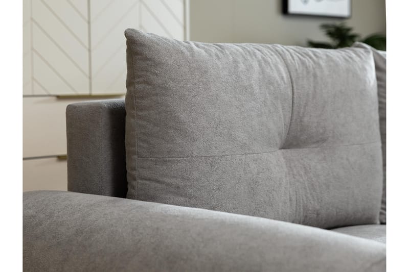 Ceibo Bäddsoffa med Divan 3-sits - Svart - Möbler - Vardagsrum - Bäddsoffor