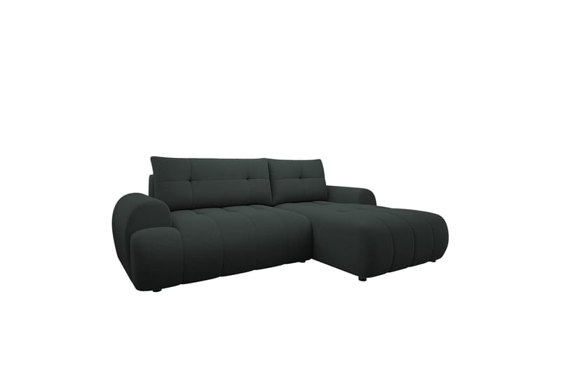 Ceibo Bäddsoffa med Divan 3-sits - Svart - Möbler - Vardagsrum - Bäddsoffor