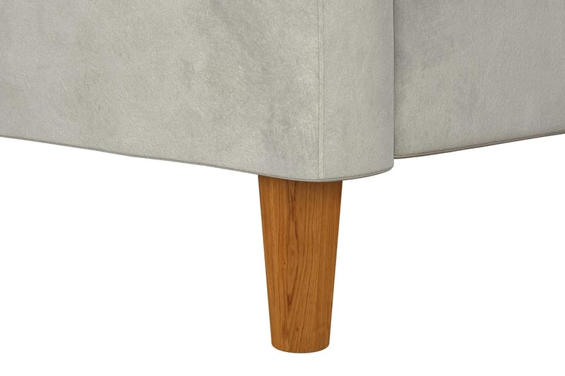 Celine 3-sits Divanbäddsoffa Sammet/Ljusgrå - Dorel Home - Möbler - Vardagsrum - Bäddsoffor