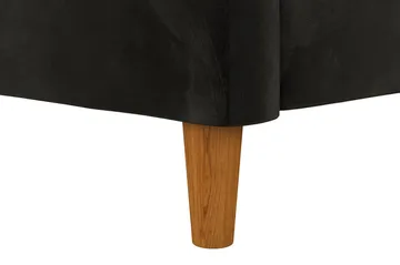 Celine 3-sits Divanbäddsoffa Sammet/Svart - Dorel Home - Möbler - Vardagsrum - Bäddsoffor