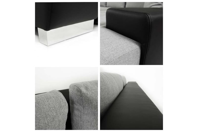 Cerys 3-sits Hörnbäddsoffa Dark pink - Möbler - Vardagsrum - Bäddsoffor - Hörnbäddsoffa