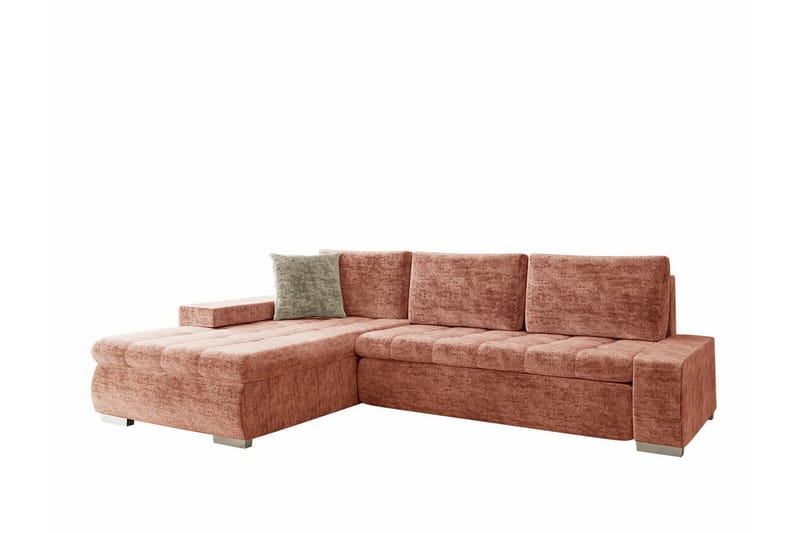 Cerys 3-sits Hörnbäddsoffa Mörkrosa - Möbler - Vardagsrum - Bäddsoffor - Hörnbäddsoffa