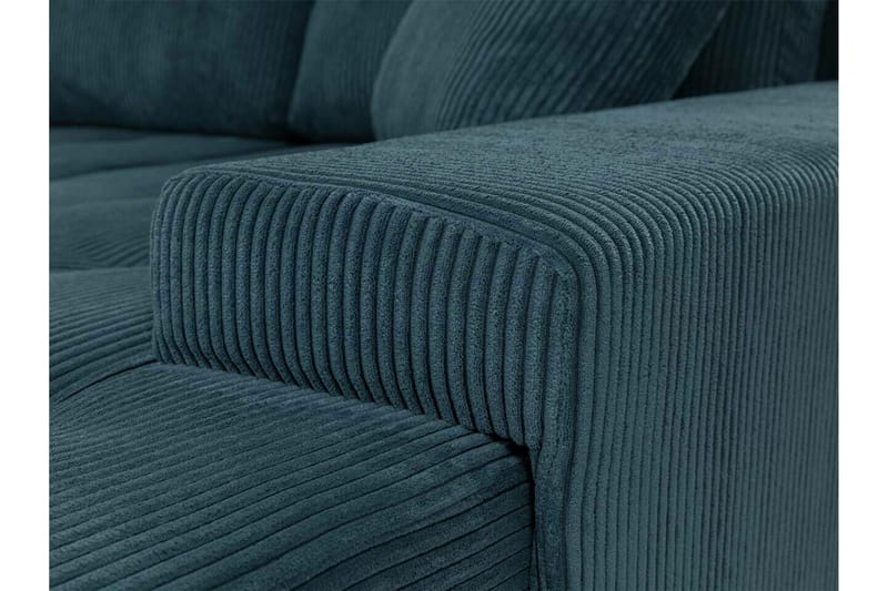 Cerys 3-sits Hörnbäddsoffa NO_BRAND Dark blue - Möbler - Vardagsrum - Bäddsoffor - Hörnbäddsoffa