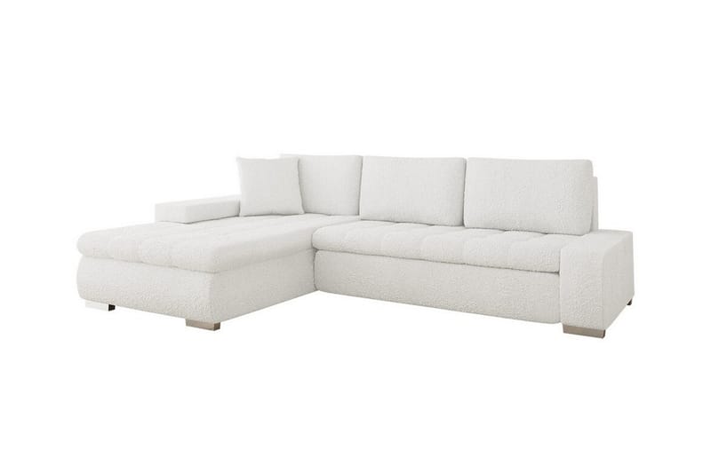 Cerys 3-sits Hörnbäddsoffa Vit - Möbler - Vardagsrum - Bäddsoffor
